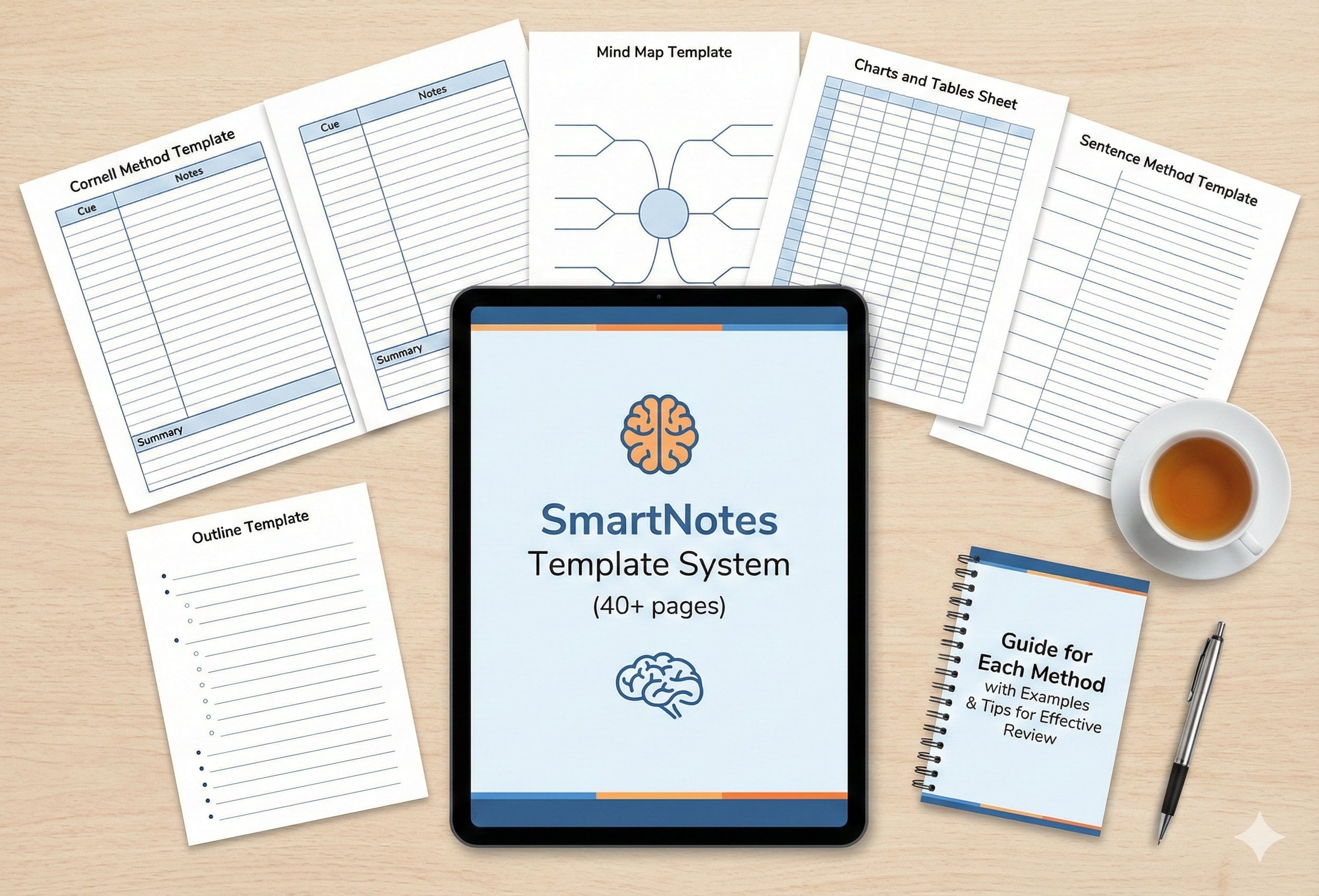 SmartNotes Template System (40+ pages)